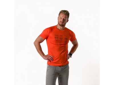 Koszulka Northfinder DILLON, pomarańczowa