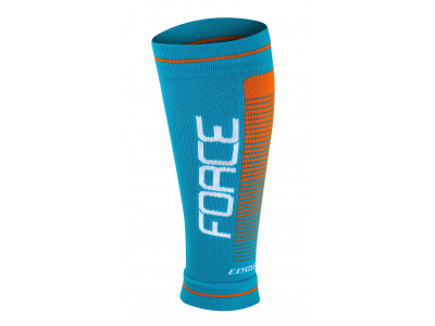 Force compression leg warmers blue / orange