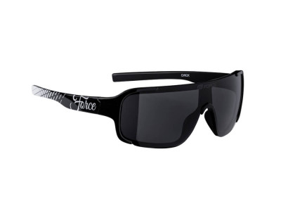 Damskie okulary FORCE CHIC, czarno-białe, czarne soczewki