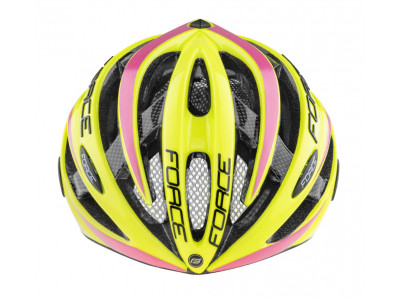 FORCE Road Pro Helm fluo/pink, 54 - 58 cm
