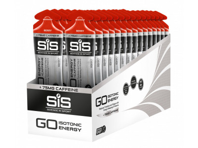 SiS GO Energy + CAFFEINE energetický gél, lesné plody, 60 ml