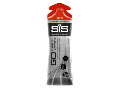 SiS GO Energy + CAFFEINE energetický gel, lesní plody, 60 ml
