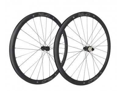 XLC Road WS-C50 Carbon set of braided wheels black