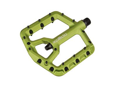 Xpedo Trident Large pedals, green