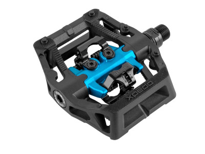 Xpedo GFX Neo pedals, black/blue
