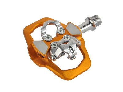 Xpedo Traverse Duo clipless/platform pedals, orange