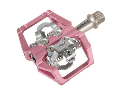 Xpedo Baldwin pedals, pink
