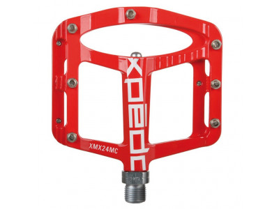 Xpedo Spry platform pedals, red