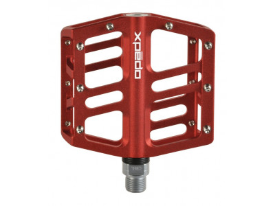 Xpedo ZED platform pedals, red
