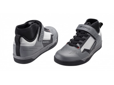 FORCE Downhill cycling shoes, grey/black