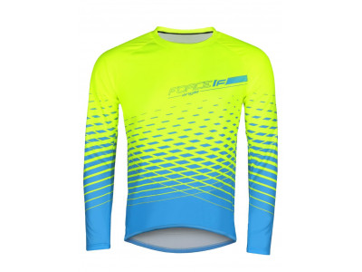 Force Angle MTB jersey, fluo/blue