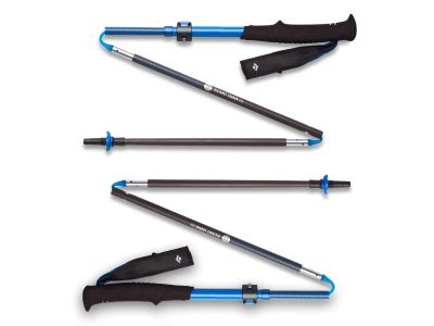 Black Diamond DISTANCE CARBON FLZ sticks, blue