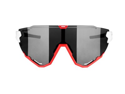 Okulary FORCE Creed, biało/czerwono/czarne lustrzane soczewki