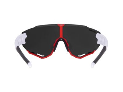 FORCE Creed okuliare, biela/červená/čierne zrkadlové sklá