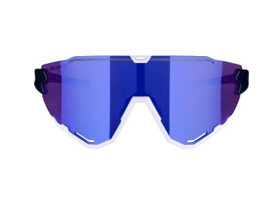 FORCE Creed Brille, blau/weiß/blau verspiegelte Gläser