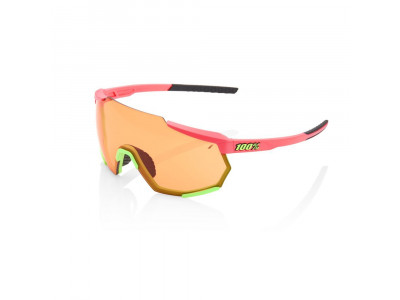 100% Racetrap brýle Matte Washed Out Neon Pink/Persimmon Lens