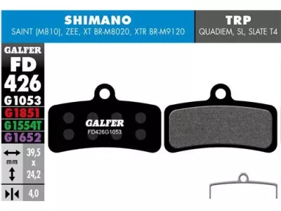 Galfer FD426 G1053 Standard brake pads, organic
