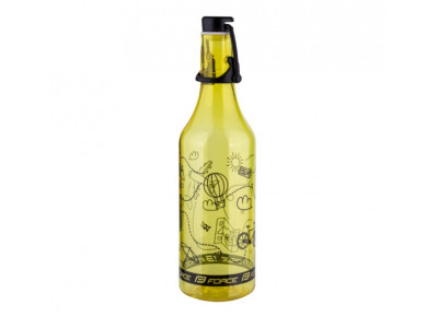 Force Flask Tourist fľaša 0,5 l transparentná žltá