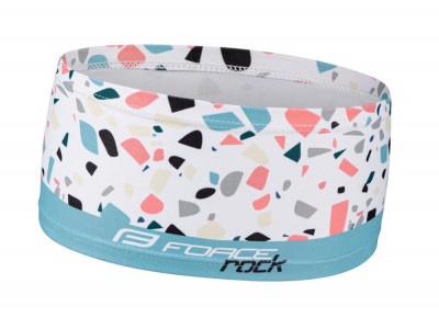 FORCE ROCK headband, not tapered, white