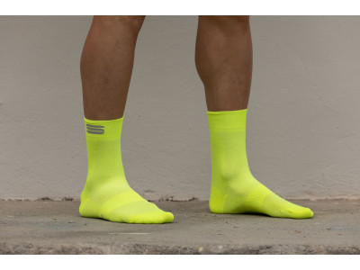 Sportful Matchy ponožky, žltá fluo