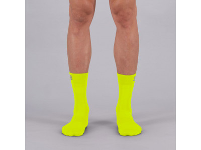 Sportful Matchy ponožky, žlutá fluo