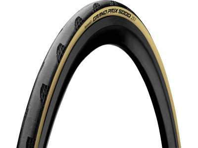 Continental Grand Prix 5000 700x25C Cream TdF edition, tire, kevlar