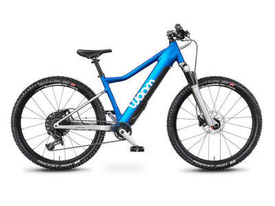 bicicleta electrica pentru copii woom UP 5 24, albastra