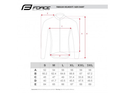 FORCE Pure jersey, red