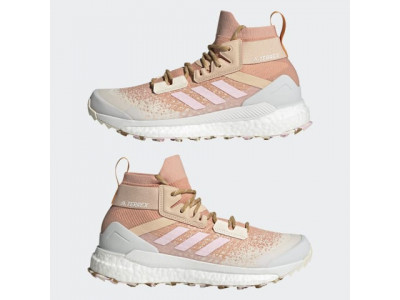 Pantofi de damă adidas TERREX FREE HIKER PRIMEBLUE W, blush ambiental/roz clar/alb minune