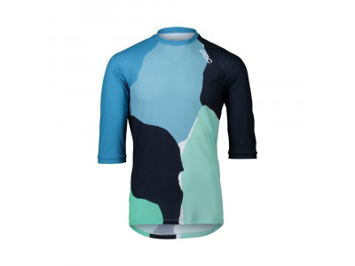 POC Pure 3/4 jersey, Splashes Multi Basalt Blue