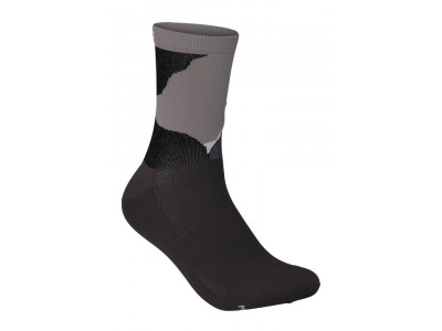 POC Essential Print ponožky Splashes Multi Sylvanite Grey