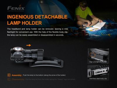 Fenix HM51R Ruby V2.0 rechargeable headlamp, 700 lm