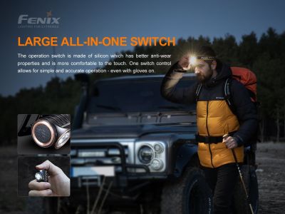 Fenix HM51R Ruby V2.0 nabíjateľná čelovka, 700 lm