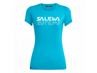Damski t-shirt Salewa Graphic Dry W, melanż dunaju