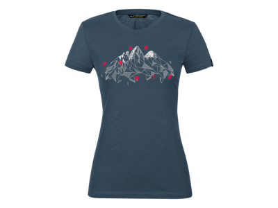 Salewa Geometric Dry W women&#39;s t-shirt, navy melange