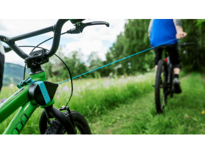 Kidreel linka holownicza do rowerów dziecięcych i rowerków biegowych, niebieska