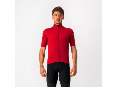 Koszulka rowerowa Castelli PERFETTO RoS LIGHT, ciemnoczerwona