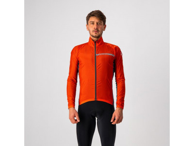 Castelli SQUADRA STRETCH jacket, red-orange