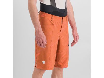 Pantaloni Sportful Cliff Giara, roșu cayenne