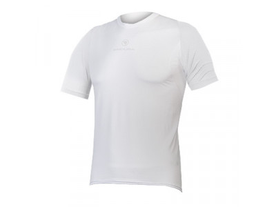 Tricou pentru bărbați Endura Translite Baselayer II cu mâneci scurte alb