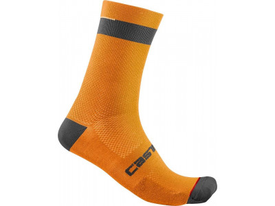 Castelli ALPHA 18 ponožky, oranžová