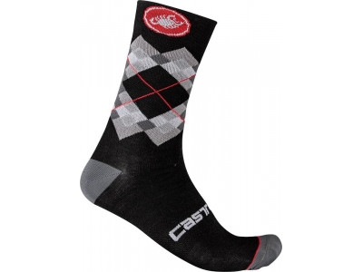 Castelli ROMBO 18 Socken, schwarz