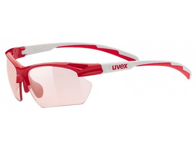 uvex Sportstyle 802 Vario Brille weiß rot/variomatic rot