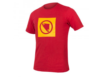 Męska koszulka z krótkim rękawem Endura One Clan Icon czerwona