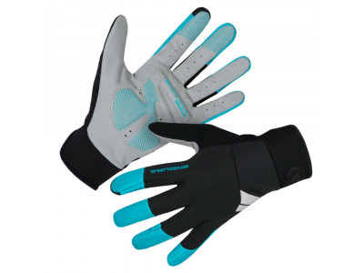 Endura Windchill women&#39;s blue gloves