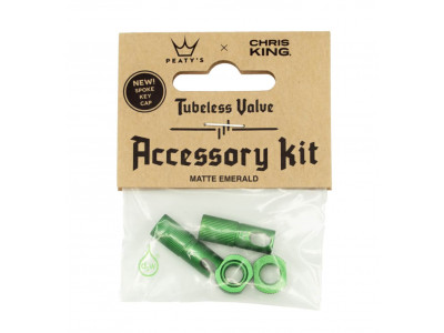 Peaty&amp;#39;s x Chris King MK2 Tubeless-Ventil-Service-Kit, grün