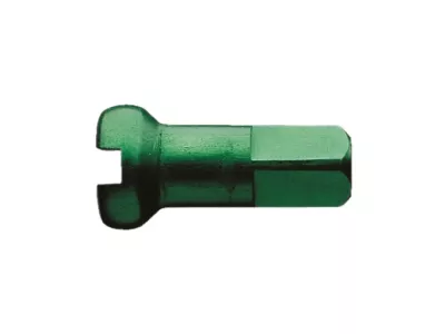 DT Swiss ALU nipple, 2x12 mm, green