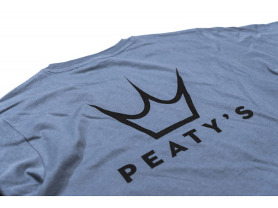 Peaty&#39;s Ride T-Shirt, aus verblasstem Denim