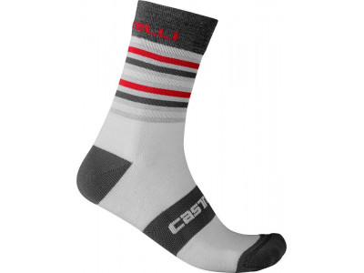Castelli GREGGE 15 socks, grey/dark grey