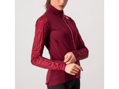 Castelli TRANSITION women&#39;s jacket, burgundy